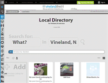 Tablet Screenshot of directory.vinelanddirect.info